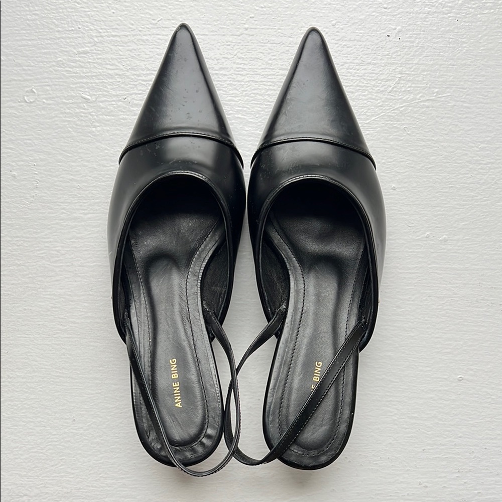 Anine Bing Black Heels